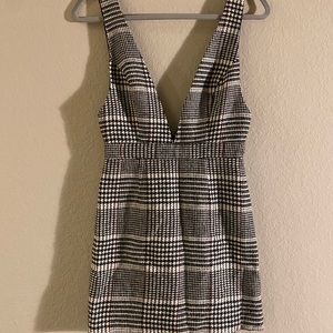 Thick sweater dress.